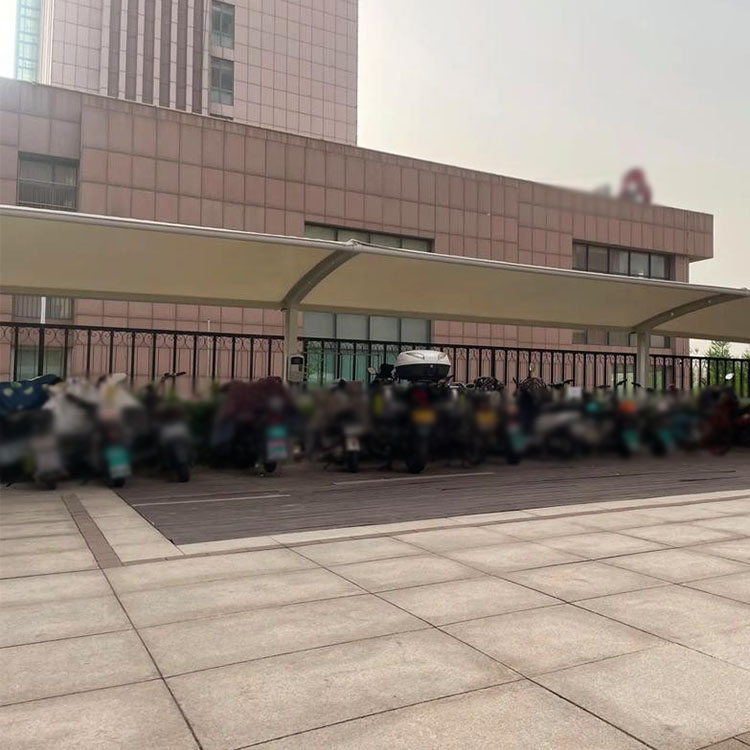 拉孜县膜结构电动车棚