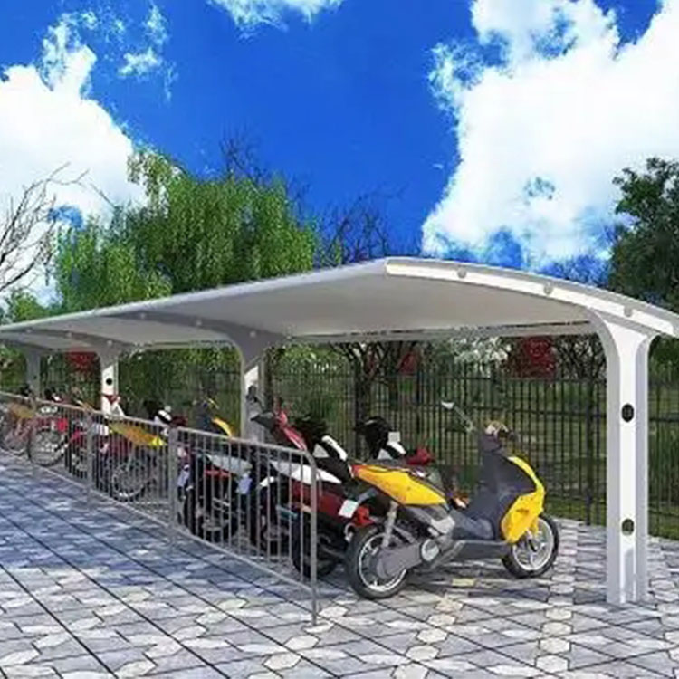 拉孜县膜结构电动车棚